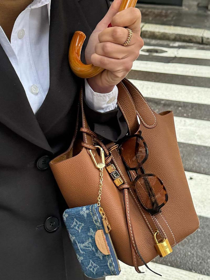 Zelinda | Stylish Bucket Bag Made of Faux Leather