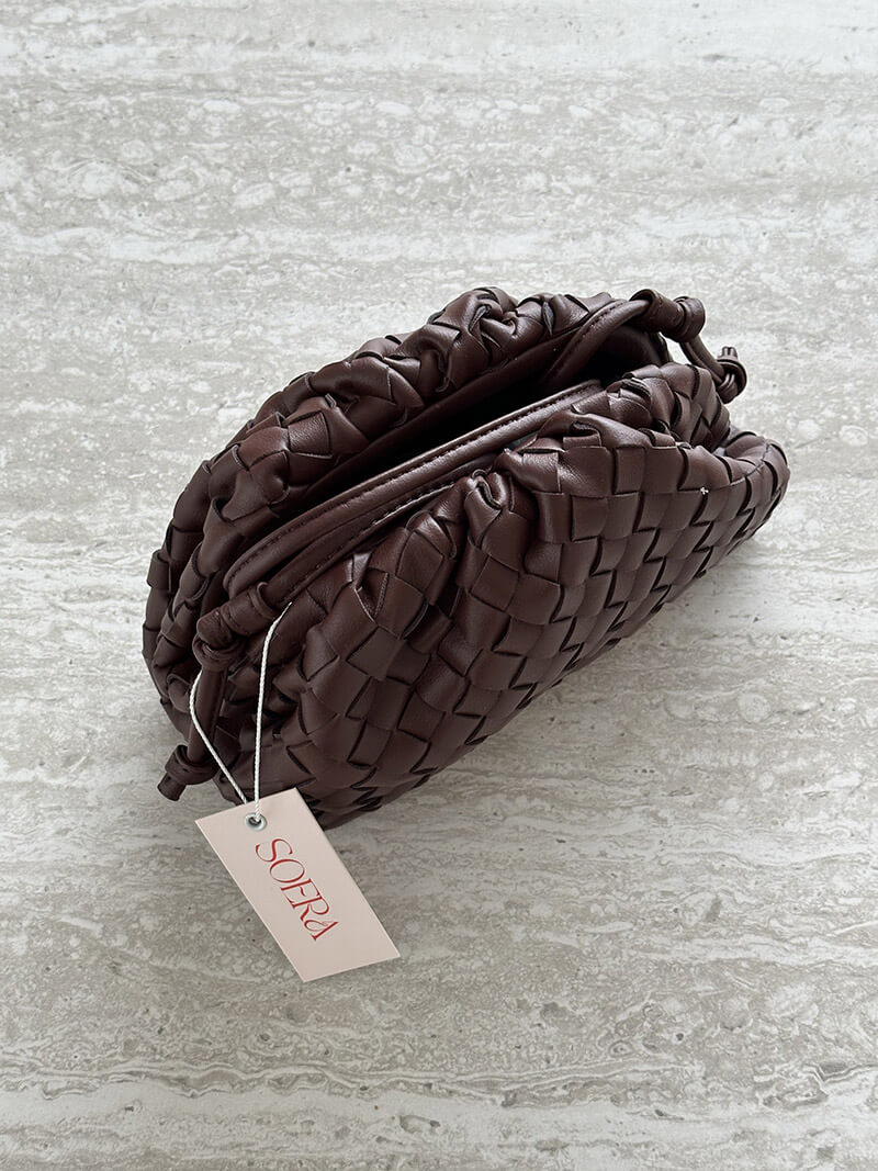 Rachel | Faux Leather Bucket Bag