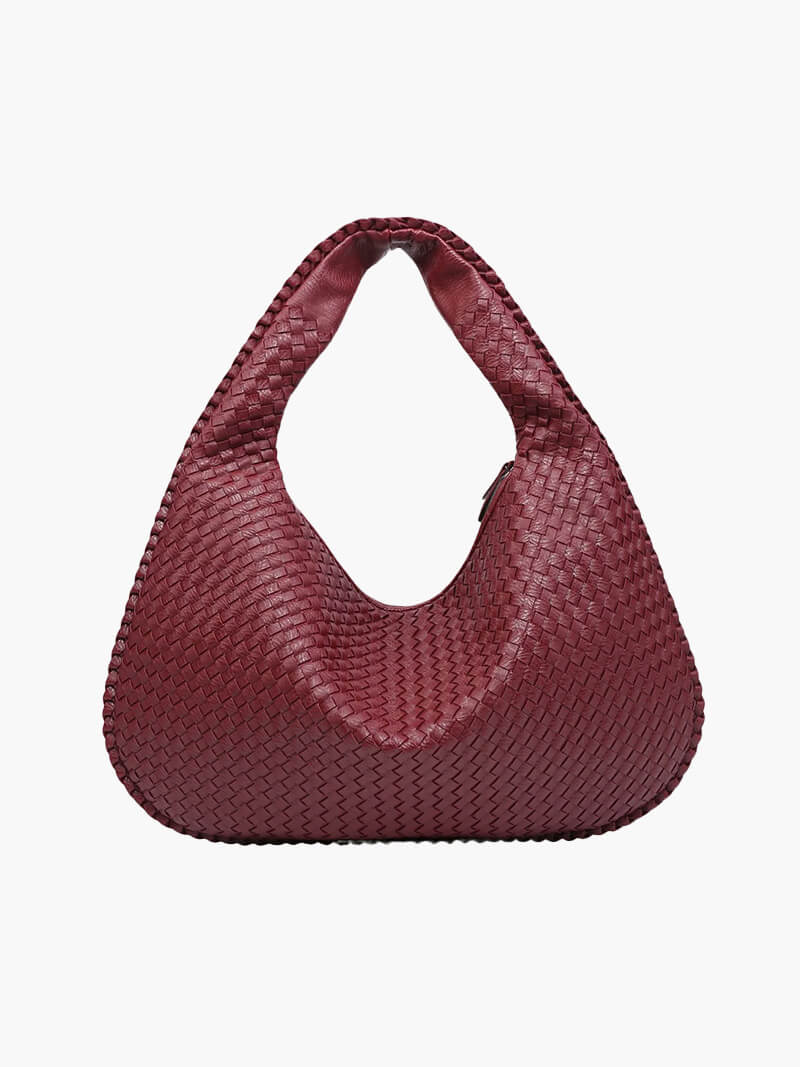 Charlyne | Large Braided Hobo Bag