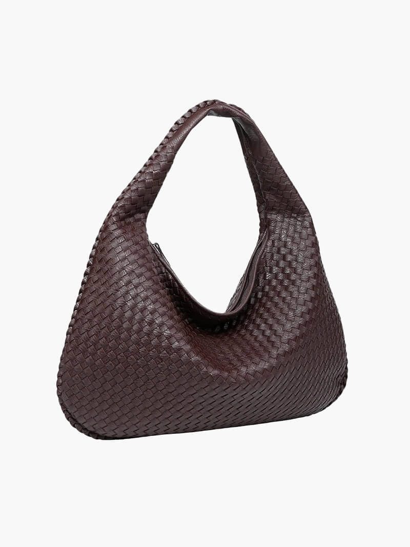 Charlyne | Large Braided Hobo Bag