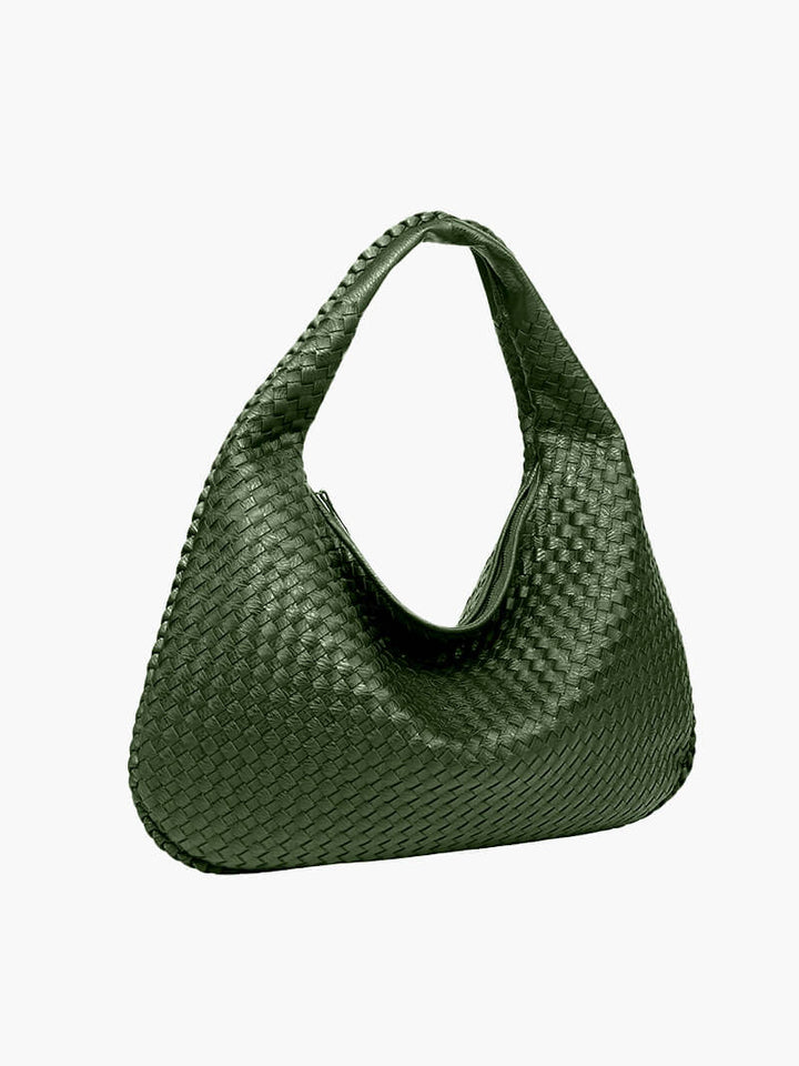 Charlyne | Large Braided Hobo Bag