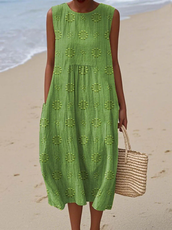 Sara | Midi Dress with Print