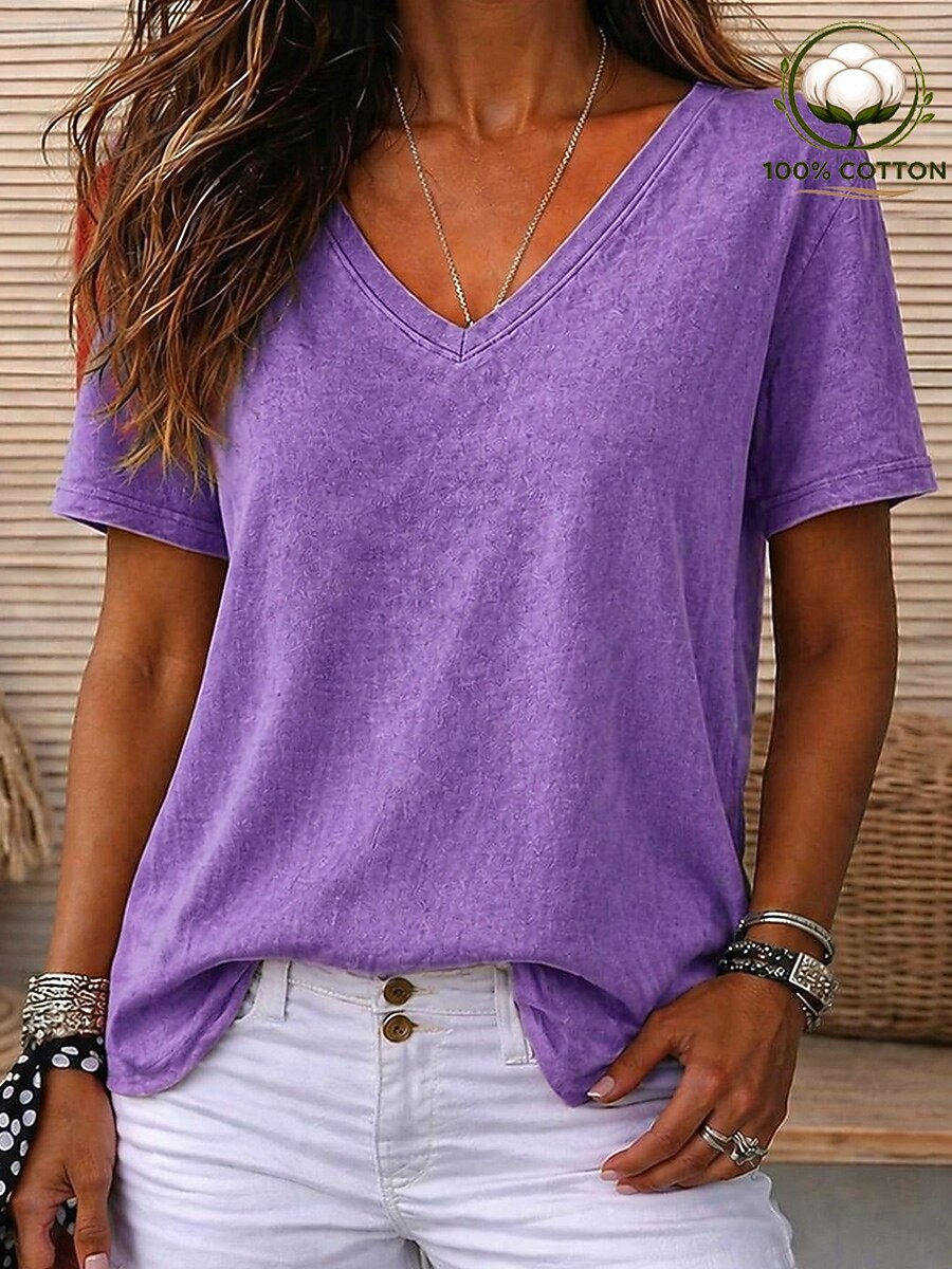 Cora | V Neck Tee