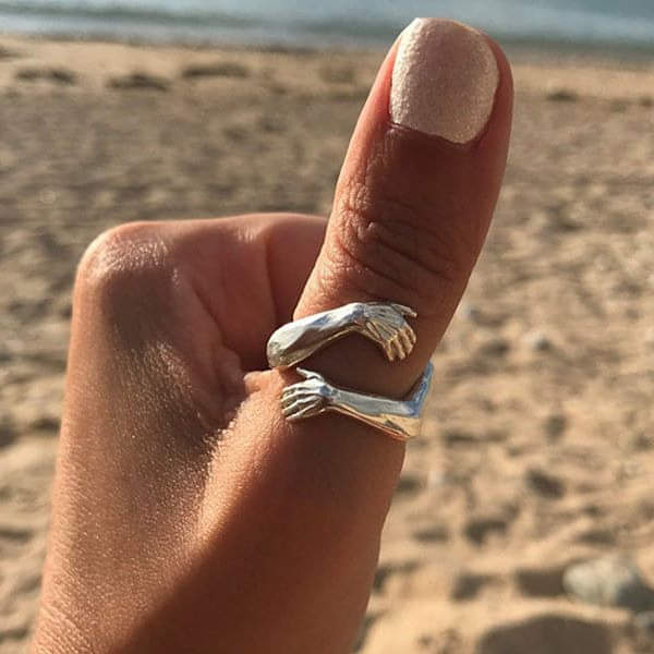Celia | Silver Embrace Ring