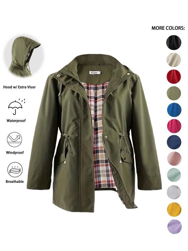 Dena | Lightweight Hooded Trench Coat for Casual Outings