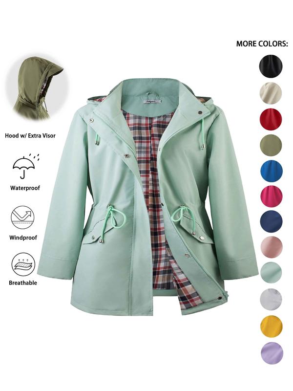Dena | Lightweight Hooded Trench Coat for Casual Outings