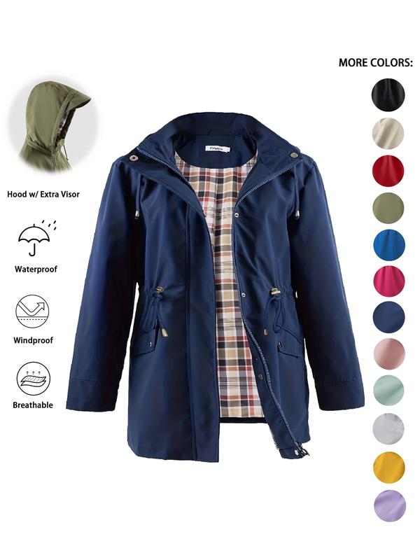 Dena | Lightweight Hooded Trench Coat for Casual Outings