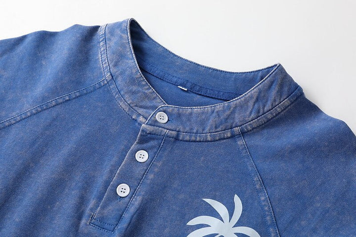 Andi | Washed Henley Tee