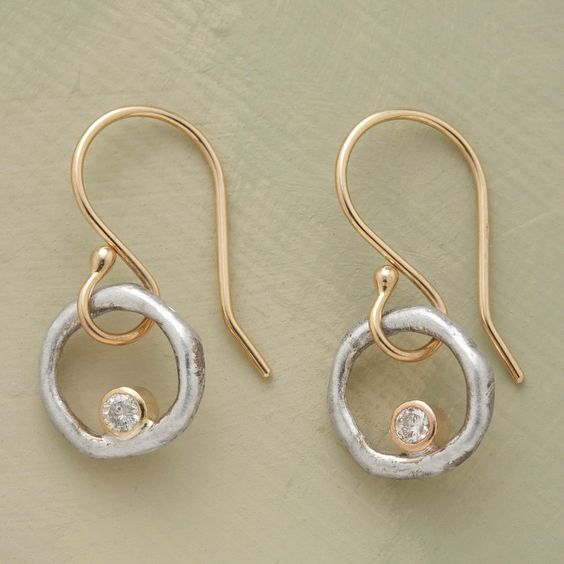 Alina | Vintage Gold Silver Zirconia