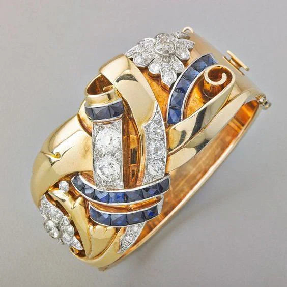 Delia | Gold Vintage Zirconia Ring