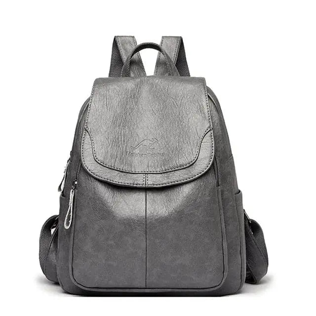Maya | Anti-Theft Leather Backpack
