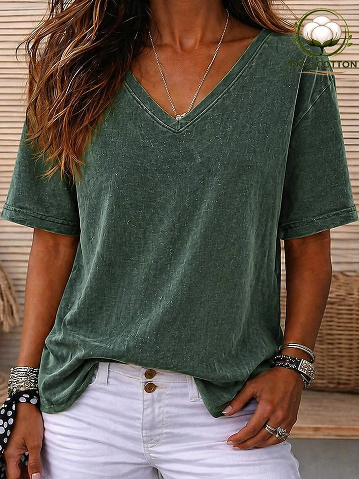 Cora | V Neck Tee
