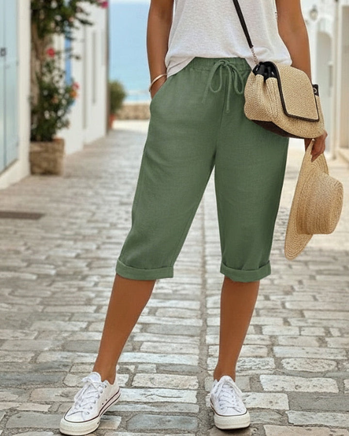 Bella | Easy Summer Capri Pants