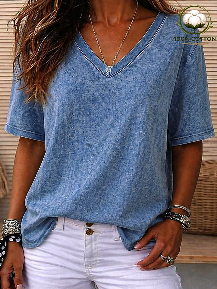 Cora | V Neck Tee