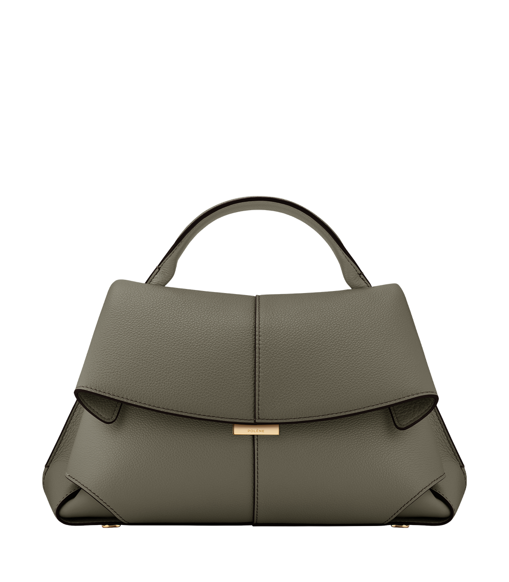 Kilda | Textured Smoky Green Leather Bag