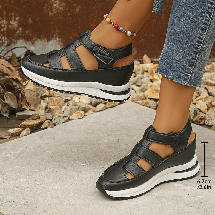 Lunan | Platform Cutout Sneaker Sandals