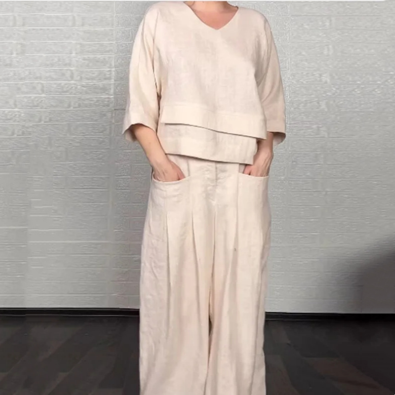Noa™ | Loose-Fit Minimalist Two-Piece Outfit