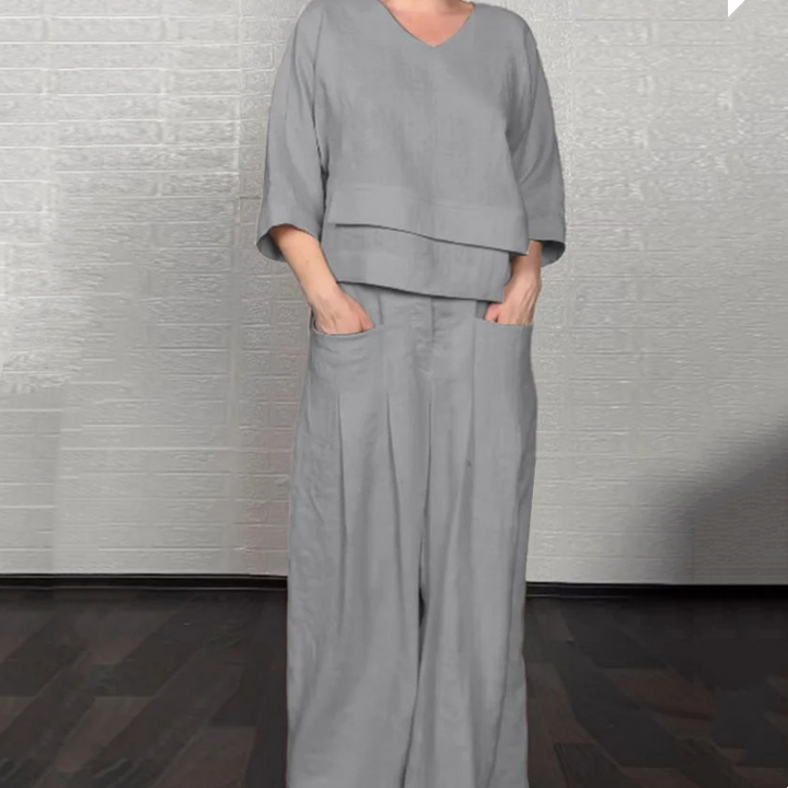 Noa™ | Loose-Fit Minimalist Two-Piece Outfit