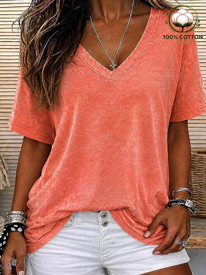 Gemma | V Neck Tee