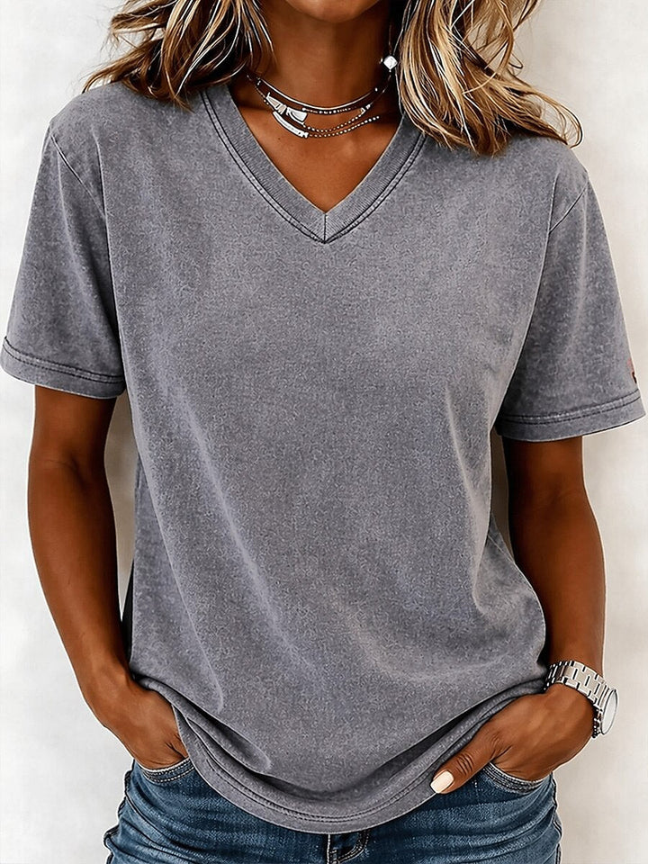 Cora | V Neck Tee