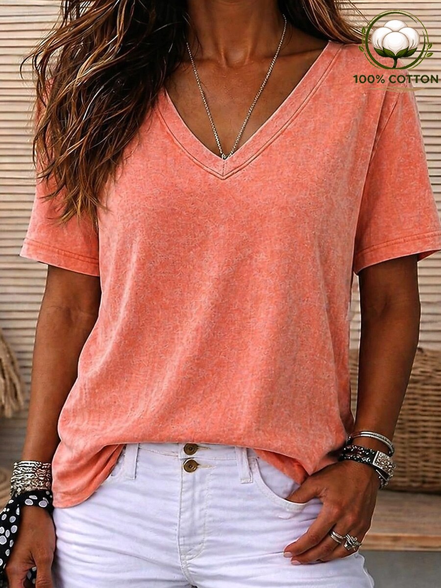 Cora | V Neck Tee